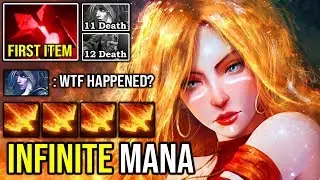 INFINITE DRAGON SLAVE 100% Pure Shocking Damage Lina First Item Bloodstone Deleted Drow in 2 Seconds