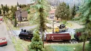 H0e G&uuml;terzug - Model railway layout - Modellbahn anlage (HOe / 009 /OO9 / HOn2&frac12; / HOn30)