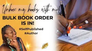 My Bulk Order is in 📦 // Self Published Book #2 Unboxing 📕📕