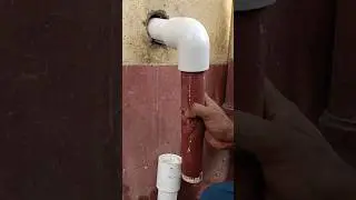The outlet pipe of the wash basin is cracked#plumber #pipeline #viral #shorts #howtoclean