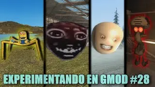 CURSEDMINION, HAPPY, YUMMER, CALAMARDO Y EL SUSTO DEL AÑO. // EXPERIMENTANDO EN GMOD #28