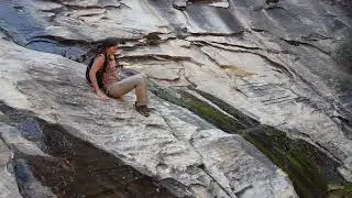 Videos While Mapping: Stef Sliding On Slab
