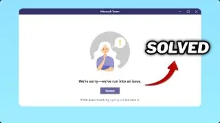 (FIXED) Teams error 