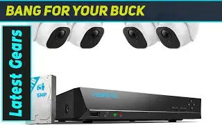 REOLINK Smart 5MP 8CH Home Security Camera System - Best Home Surveillance Solution!