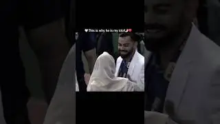 Virat Kohli touched Mohammad Shami's mother's feet ❤️ #cricket #viratkohli #viralvideo