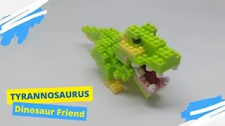 DAISO Tyrannosaurus | Dinosaur Block | Lego | Petit Block #build #block #brick #lego