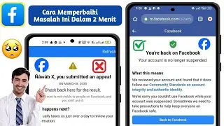 Cara mengatasi masalah pengajuan banding di facebook | Masalah pengajuan banding di FB terpecahkan