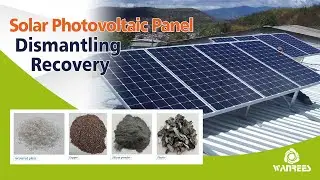 Solar Panel Recycling Machine Photovoltaic Panel Aluminium Frame and Glass Removal Machine