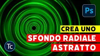 Come creare uno sfondo radiale astratto in Photoshop