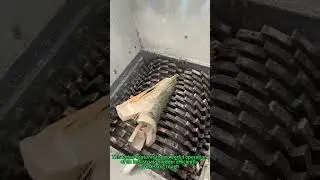 Bamboo Recycling Power: Shredder Crushing Tubes!#stress-relief