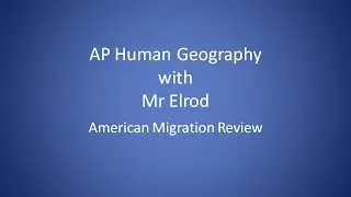 US Internal Migration Review
