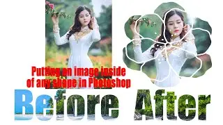 How to put a photo inside of any shape in Photoshop 2020