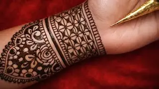 Very simple unique style mehndi design for front hand|new easy mehndi design 2026 | mehandi designs|