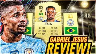 TOP STRIKER!!!!! - 83 RATED GABRIEL JESUS PLAYER REVIEW: FIFA 21 ULTIMATE TEAM