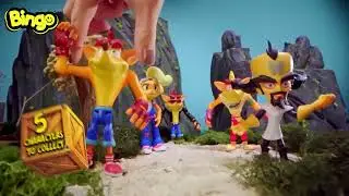 Bingo Toys - Jump into the world of Crash with CRASH Bandicoot Action Figures, New at Bingo😍