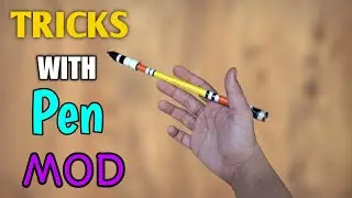 Pen spinning tricks with a pen mod