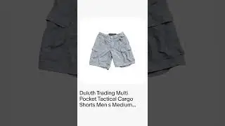 Duluth Trading Multi Pocket Tactical Cargo Shorts Men's Medium Expandable