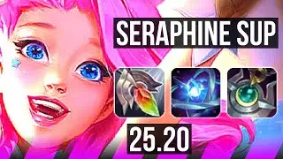SERAPHINE & Jinx vs NAUTILUS & Draven (SUP) | Godlike | EUW Master | 25.20