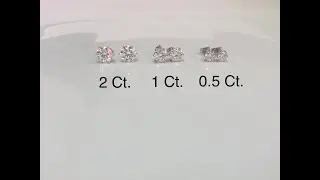 What size stud earring is right for you?..Get 3 sizes for under $80 USD! #passdiamondtester