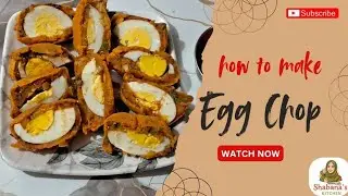 Egg chop recipe | restaurant style Egg snacks | how to make egg chop 