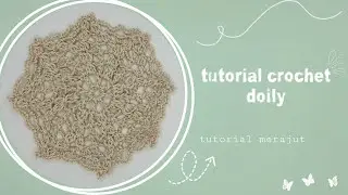 How to Crochet Doily | Tutorial Merajut