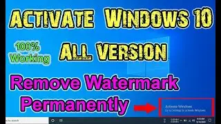 How to Remove Watermark of Windows Activation (Activate Windows) in Windows 10 ( हिन्दी मे ).