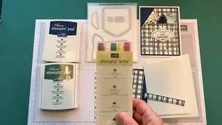 How To Create a Stampin' Up! True Gentleman Suite Pocket Card