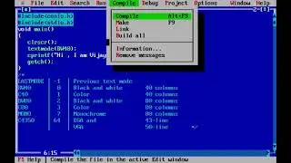 Different Text Modes in C language
