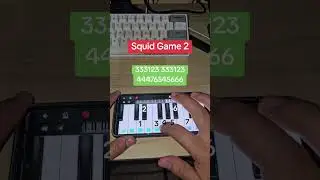 Squid Game 2 piano mobile tutorial #squidgame #pianomobile #pianotutorial