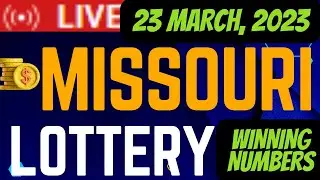 Missouri Evening Lottery Live Drawing Results - 23 Mar, 2023 -  Pick 3 - Pick 4 - Cash Pop - Lotto