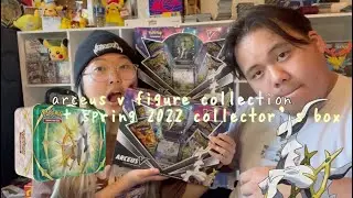 arceus v figure collection + spring 2022 collector's box OPENING!
