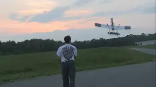 How to launch a dual boom pusher plane (safely)