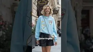 She Wears the Punchline  #fashion  #midlifefashion  #streetstyle  #shorts#style#luxurystyle