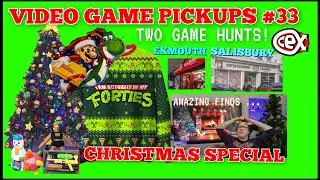 Video game pickups #33 Christmas special episode and two CEX retro game hunts! #retrogaming 