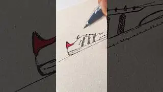 samba sketch ✍🏽 #adidas #adidassamba #sketch #drawing #ai #vizcom #design #footweardesign