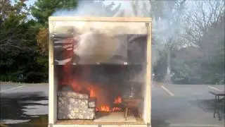 NFPA's Fire Sprinkler Initiative: side-by-side burn