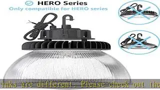 HYPERLITE 60 Degree PC Reflector ONLY for Hero Series LED High Bay Light (Clear with Cover)4-Pack