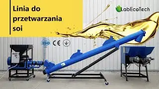 Linia do przetwarzania soi na makuch i olej – gotowe rozwiązanie do przetwarzania soi „LabEcoTech”