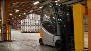 Heineken and STILL – Mission Zero Emission – Heineken equipped STILL electric counterbalance trucks