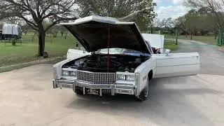 1975 Cadillac Eldorado Convertible 500ci V8 Automatic PS PB AC 89k Original Miles 75-6305T