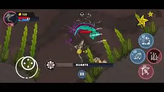Playing fish Royale,   I defeated the  boss fight  DUARTE using Leonhard and Whale Shark Skin Update