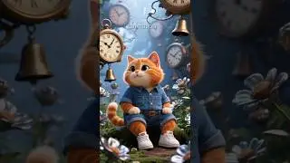Chubby Orange Kitten&rsquo;s Surreal Adventure #shorts #cat #animation