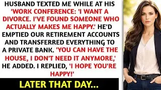 Husband Texted &ldquo;I Want A Divorce&rdquo; From His Work Conference And Emptied Our Retirement Accounts&hellip;