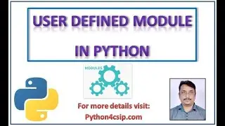 Python  User Defined Module