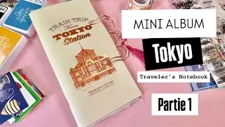 Projet { SCRAPBOOKING } JAPON partie 1 Carnet sur TOKYO ! Traveler's Notebook