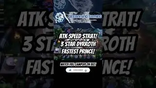 ULTRA ATK SPEED DYRROTH RYA SKILL 3 | MOBILE LEGENDS MAGIC CHESS #magicchess #mobilelegends