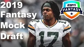 2019 Live 10-Team Standard Fantasy Football Mock Draft