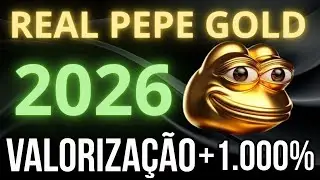 🚨REAL PEPE GOLD LASTREADA EM OURO! COM VALORIZA&Ccedil;&Atilde;O ESPERADA DE +1000%?🚨PRIMEIRO ATIVO MEME REAL✅