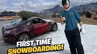 Going Snowboarding For The First Time Ever! (Colorado Christmas Trip) 