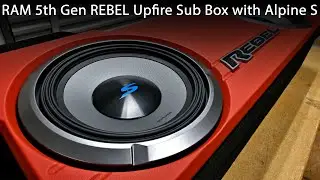 RAM 5th Gen REBEL Upfire Sub Box with Alpine S